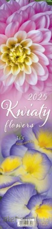 Kalendarz 2025 paskowy - Kwiaty [KALENDARZ]