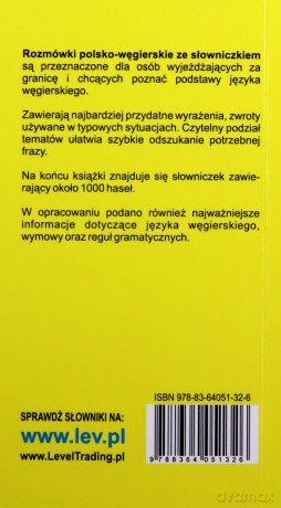 Rozmówki polsko-węgierskie ze slowniczkiem [KSIĄŻKA]
