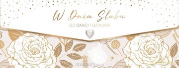 Karnet Ślub od Babci i Dziadka