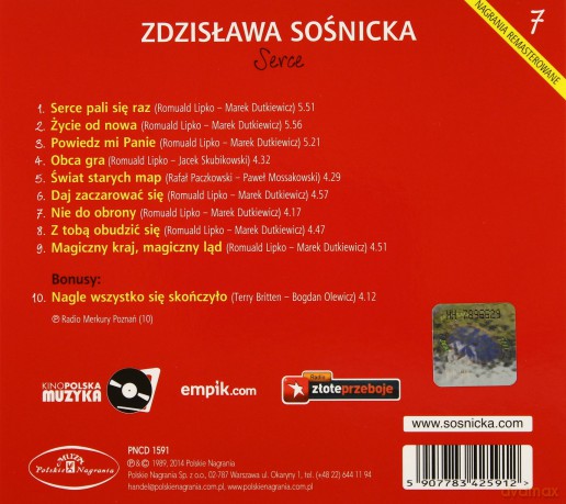 Zdzisława Sośnicka: Serce [CD]