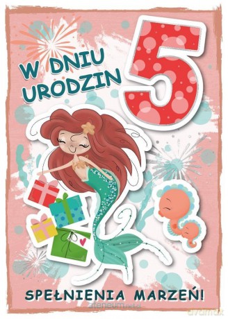 Karnet Urodziny 5