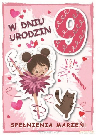 Karnet urodziny 9