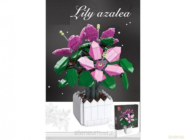 Klocki kwiaty - Lilia, Azalia 698el [KLOCKI]