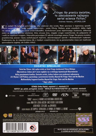 Fringe: Na granicy światów Sezon 4 [6DVD]