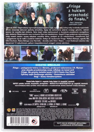 Fringe: Na granicy światów Sezon 5 [4DVD]