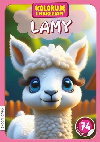 Koloruję i naklejam, Lamy [KSIĄŻKA]