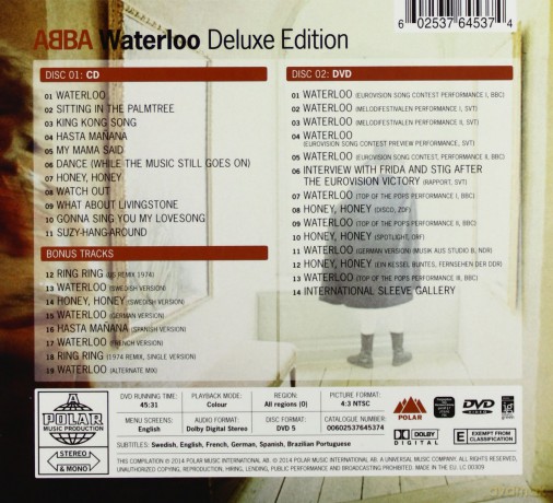 Abba: Waterloo (deluxe) Ltd. (digipack) [CD]+[DVD]