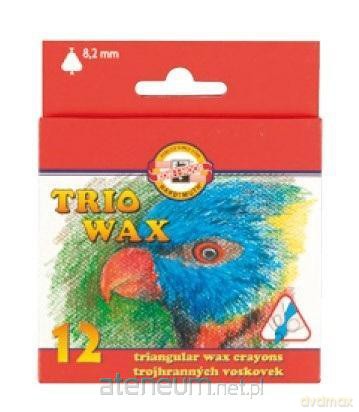 Kredki Trio Wax Jumbo 12 kolorów