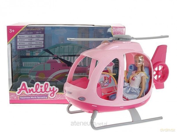 Lalka z helikopterem 29cm