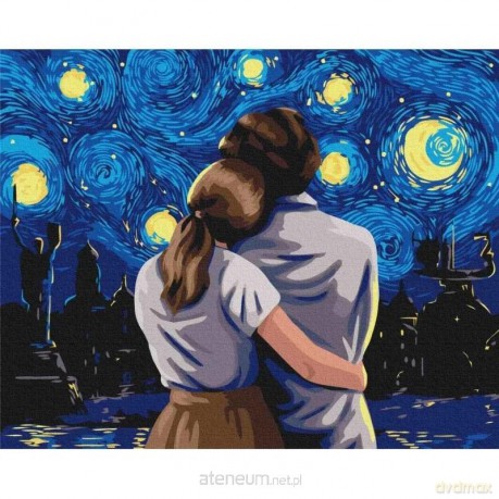Malowanie po numerach - Wieczór pod gwiazd. 40x50