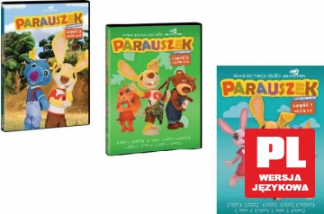 Parauszek i Przyjaciele 1-3 Pakiet [3DVD]