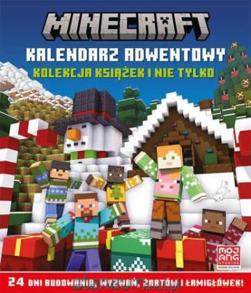 Minecraft. Kalendarz adwentowy. Kolekcja książek [KSIĄŻKA]