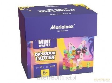Mini Waffle 80el Diplodok i Kotek [KLOCKI]