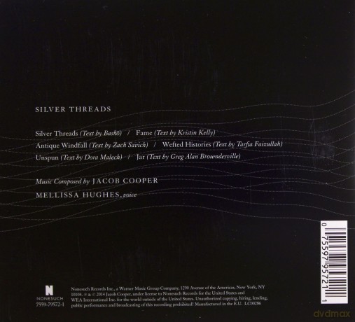 Jacob Cooper: Silver Threads (ecopack) [CD]