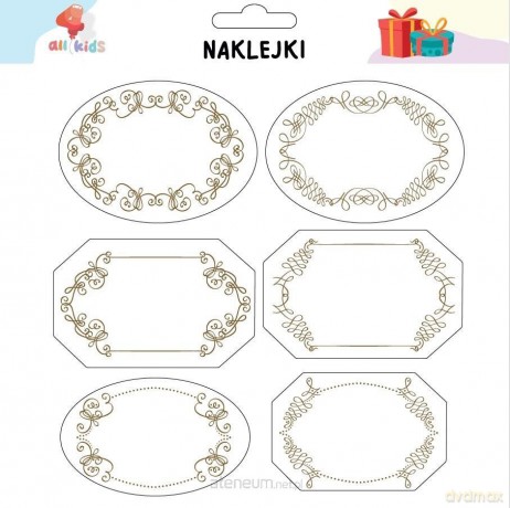 Naklejki na prezenty Boże Narodzenie 5