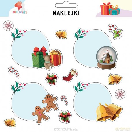 Naklejki na prezenty Boże Narodzenie 7
