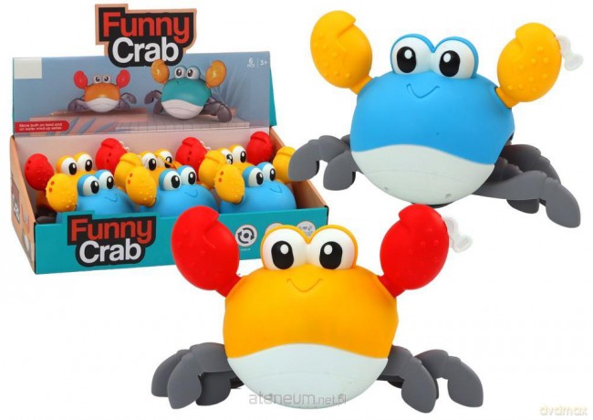 Nakręcany Krab do kąpieli chodzi pływa MIX [FIGURKA]