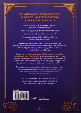 Nieoficjalny Tezaurus Harry'ego Pottera - Andrzej Polkowski, Joanna Lipińska [KSIĄŻKA]