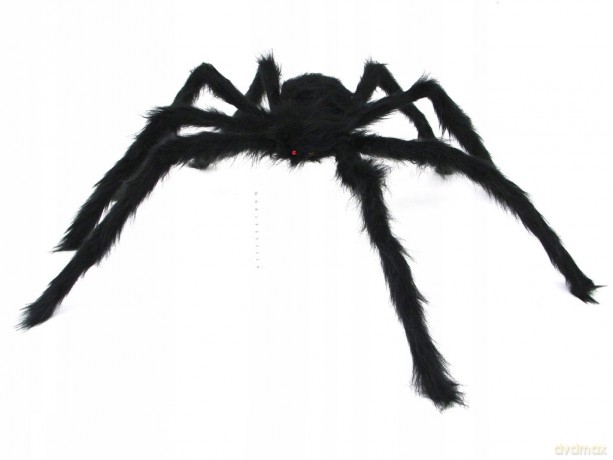 Pająk pluszowy czarny 80cm