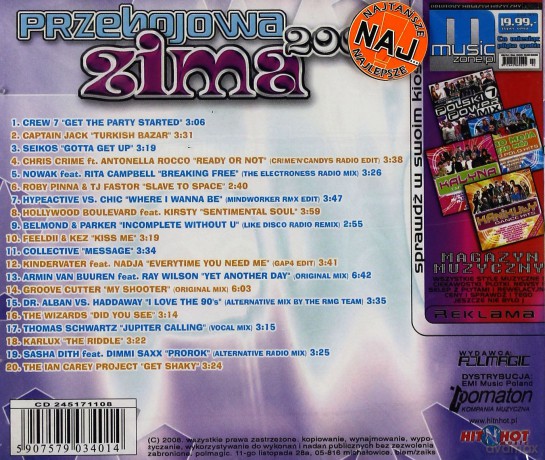 Przebojowa Zima 2009 [CD]