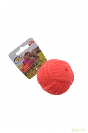 Piłka wełna piszcząca 6,5cm