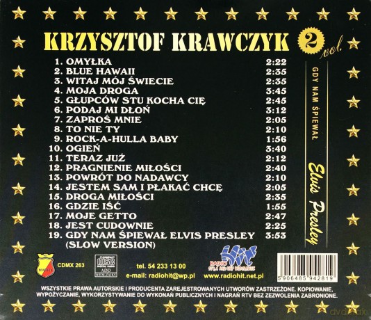 Krzysztof Krawczyk: Gdy Nam Śpiewał Elvis Presley Vol.2 [CD]