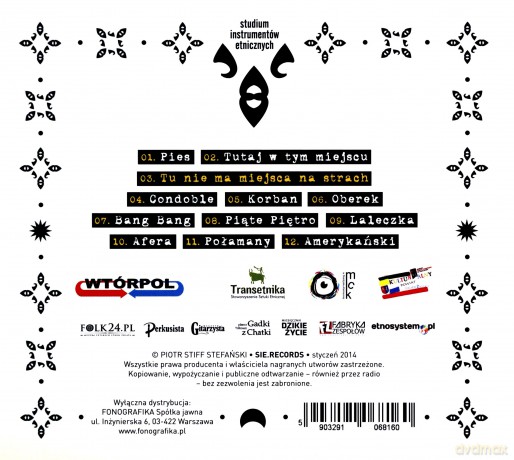 Studium Intrumentów Etnicznych: Tu Nie Ma Miejsca Na Strach [CD]