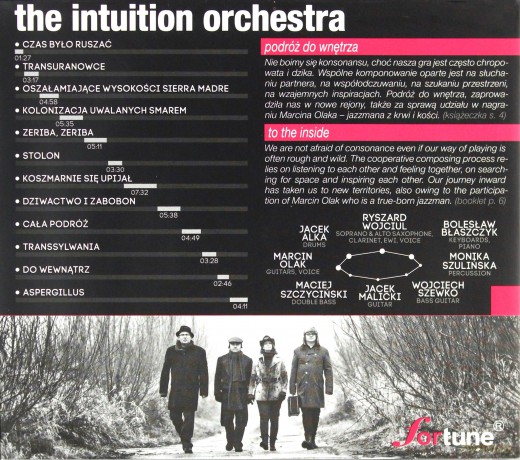 The Intuition Orchestra: To The Inside [CD]