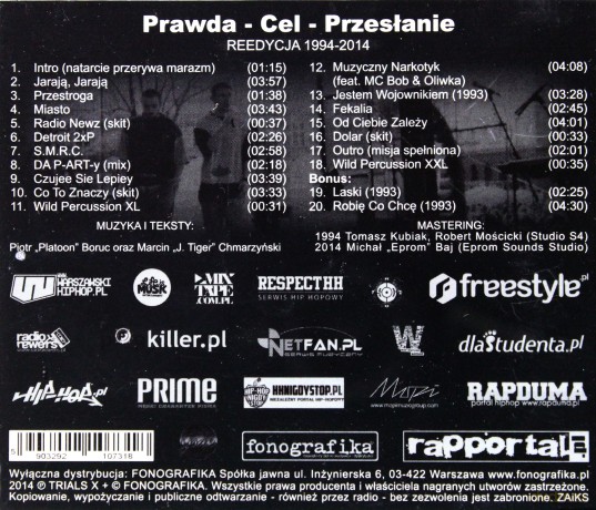 Trials X: Prawda, Cel, Przesłanie (Reedycja) [CD]