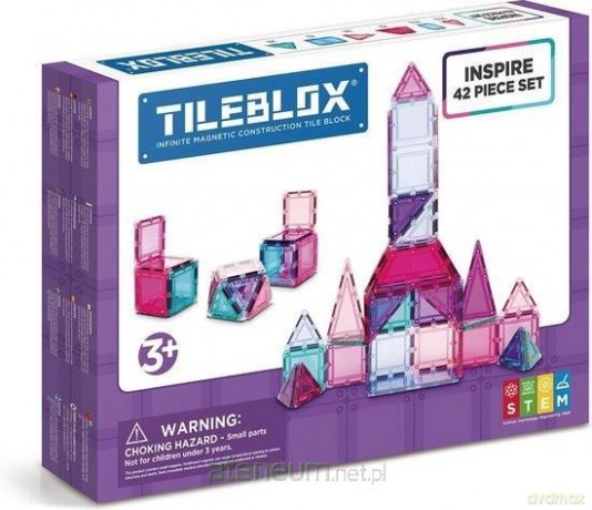 Tileblox zestaw pastelowy 42el [KLOCKI]