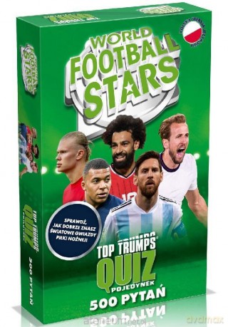 Top Trumps World Football Stars w pudełku [GRA PLANSZOWA]