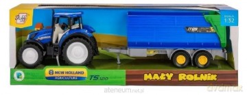 Traktor New Holland T5 z przyczepą wywrotką 1:32