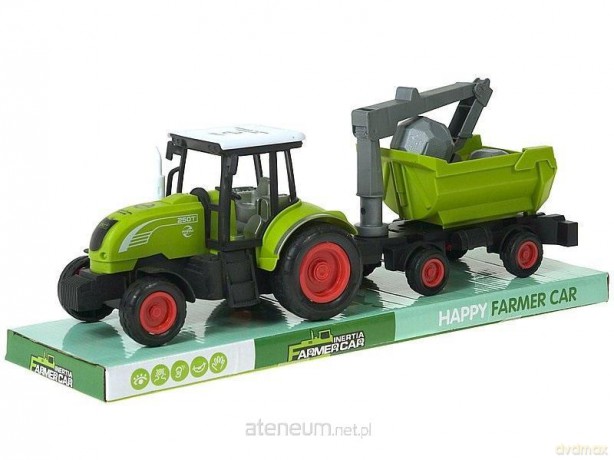 Traktor z przyczepą