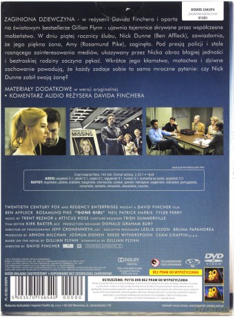 Zaginiona Dziewczyna [DVD]