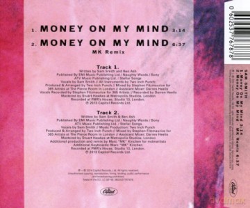Sam Smith: Money On My Mind [CD]
