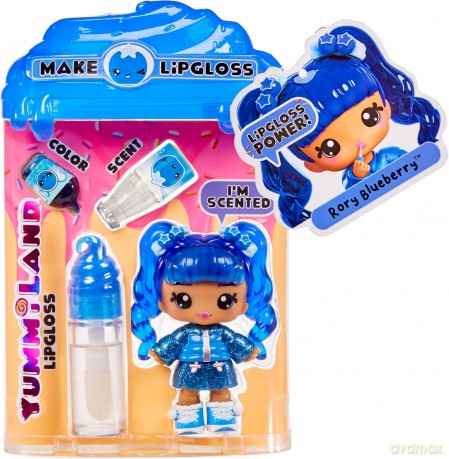Yummiland Lipgloss Doll- Rory Blueberry