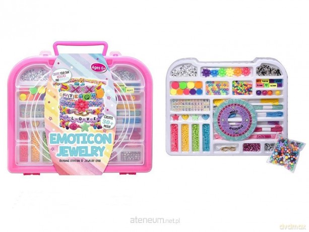 Zestaw do robienia biżuterii DIY w walizce