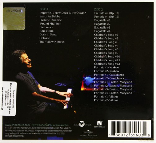 Chick Corea: Solo Piano: Portrait (ecopack) [2CD]
