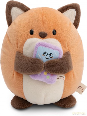 NICI mymochi przytulanka Lis Geeks z grą video 16cm