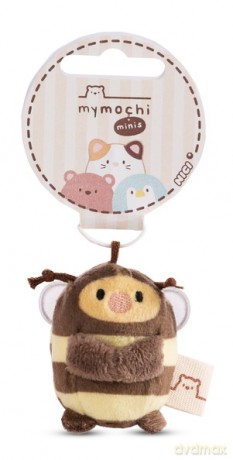 NICI mymochi minis pluszowa zawieszka pszczółka Beenie 5cm 