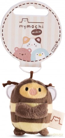 NICI mymochi minis pluszowa zawieszka pszczółka Beenie 5cm 