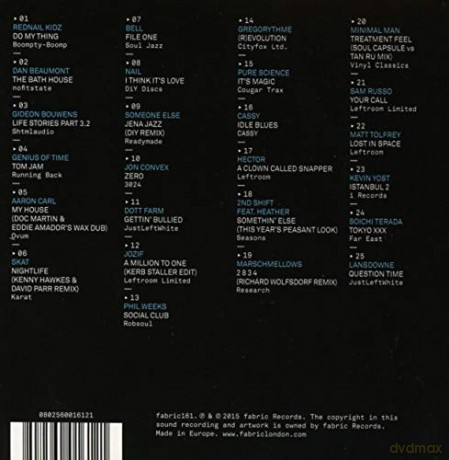 Matt Tolfrey: fabric 81: Matt Tolfrey (digipack) [CD]