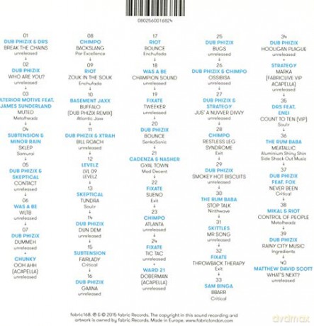 Dub Phizix: FABRICLIVE 84: Dub Phizix (digipack) [CD]