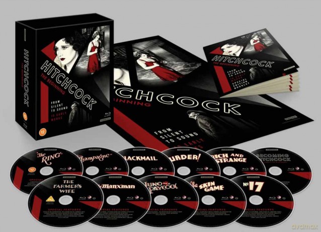 Hitchcock: The Beginning: The Ring / The Farmer's Wife / Champagne / The Manxman / Blackmail / Juno and the Paycock / Murder! / The Skin Game / Rich and Strange / Number Seventeen [11xBlu-Ray]