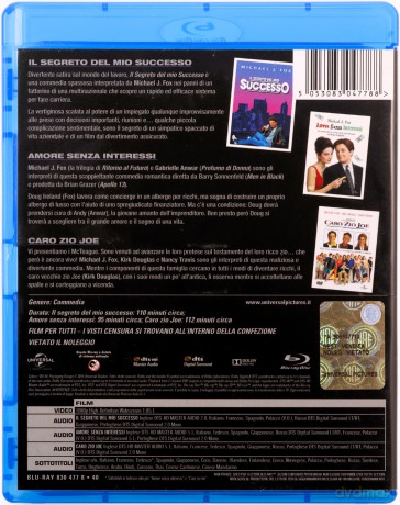 Michael J. Fox Collection: Tajemnica mojego sukcesu / Pieniądze albo miłość / Sknerus [3xBlu-Ray]
