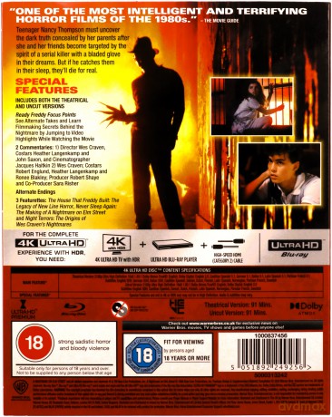 A Nightmare On Elm Street (Koszmar z ulicy Wiązów) [Blu-Ray 4K]