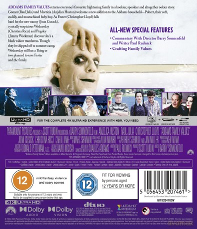 Addams Family Values (Rodzina Addamsów II) [Blu-Ray 4K]