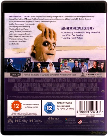 Addams Family Values (Rodzina Addamsów II) [Blu-Ray 4K]