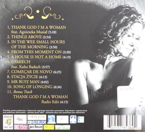 Marta Król: Thank God I'm A Woman (digipack) [CD]