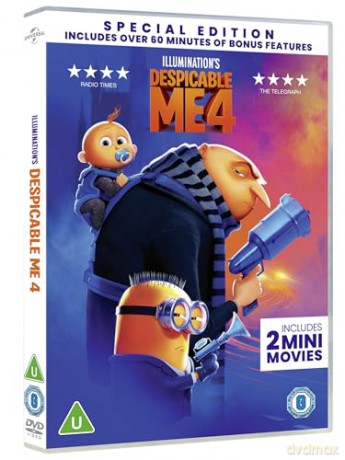 Despicable Me 4 (Gru i Minionki: Pod przykrywką) [DVD]